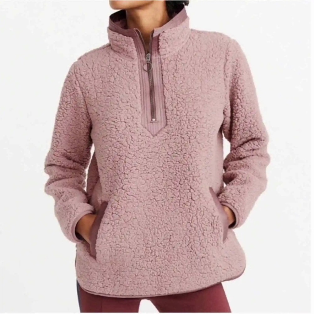 Abercrombie & Fitch Sherpa Teddy Pullover